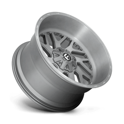 FUEL D715 TRITON PLATINUM Brushed Gun Metal Tinted Clear