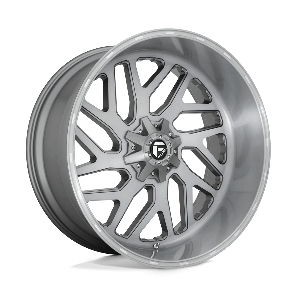 FUEL D715 TRITON PLATINUM Brushed Gun Metal Tinted Clear