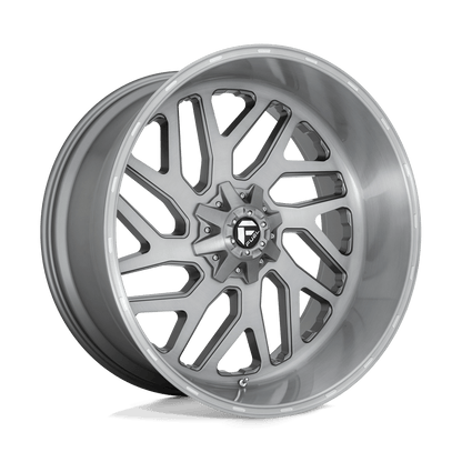FUEL D715 TRITON PLATINUM Brushed Gun Metal Tinted Clear