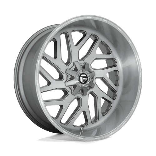 FUEL D715 TRITON PLATINUM Brushed Gun Metal Tinted Clear