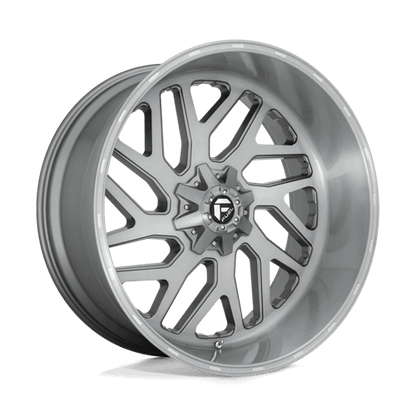 FUEL D715 TRITON PLATINUM Brushed Gun Metal Tinted Clear