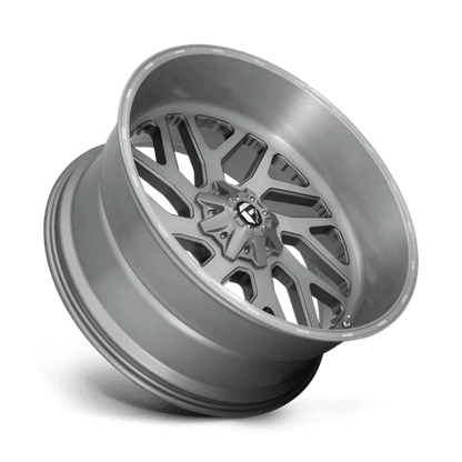 FUEL D715 TRITON PLATINUM Brushed Gun Metal Tinted Clear