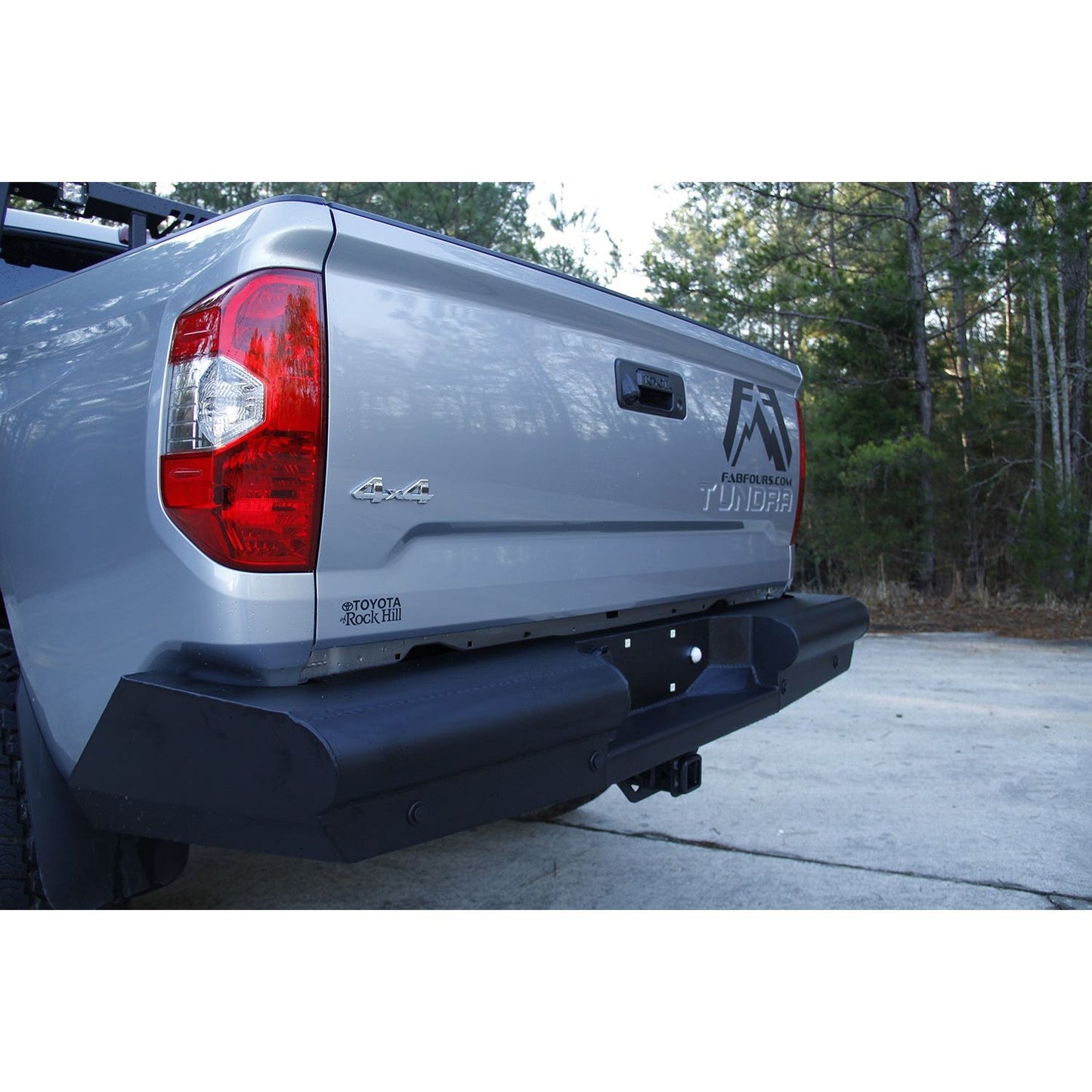 Fab Fours Elite Rear Bumper 2 Stage Black Powder Coated l TT07-U1550-1