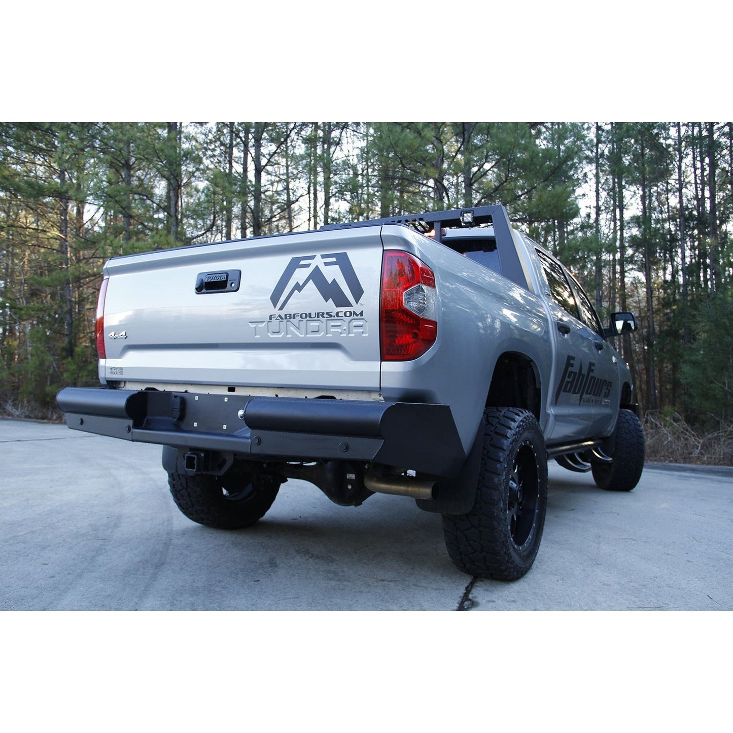 Fab Fours Elite Rear Bumper 2 Stage Black Powder Coated l TT07-U1550-1