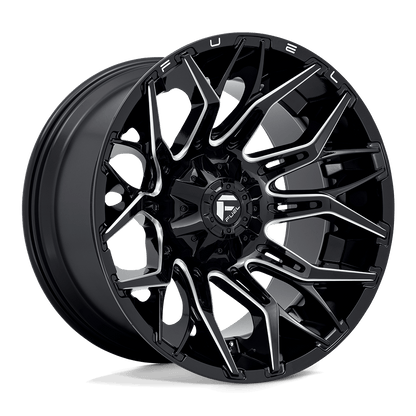 FUEL D769 TWITCH Glossy Black Milled