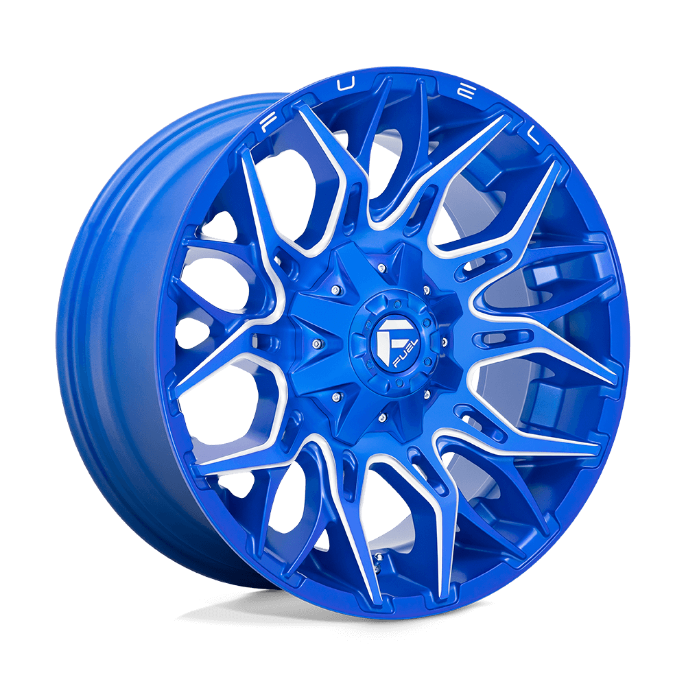 FUEL D770 TWITCH Anodized Blue Milled