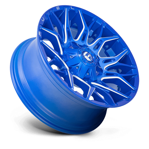 FUEL D770 TWITCH Anodized Blue Milled