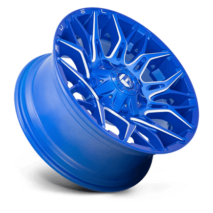 FUEL D770 TWITCH Anodized Blue Milled