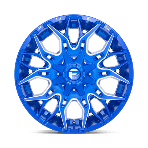 FUEL D770 TWITCH Anodized Blue Milled