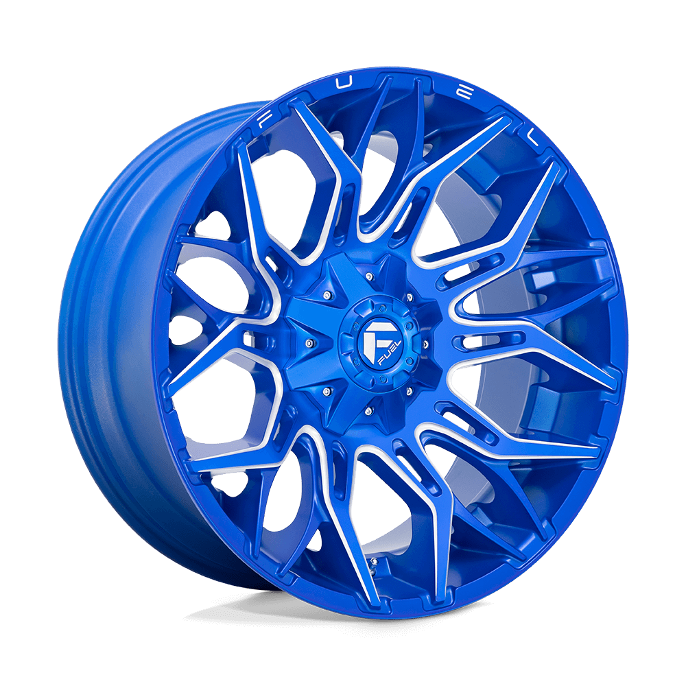 FUEL D770 TWITCH Anodized Blue Milled