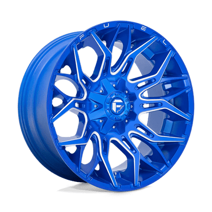 FUEL D770 TWITCH Anodized Blue Milled