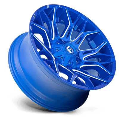 FUEL D770 TWITCH Anodized Blue Milled