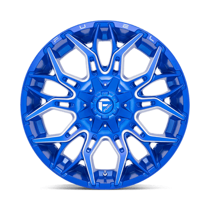 FUEL D770 TWITCH Anodized Blue Milled
