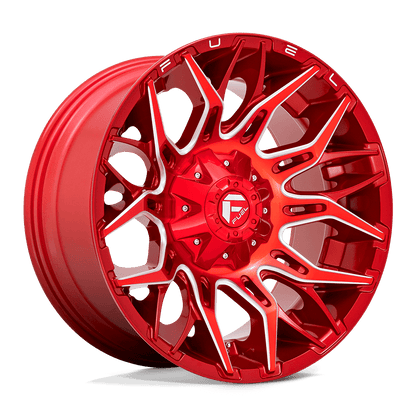 FUEL D771 TWITCH Candy Red Milled
