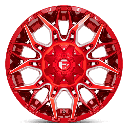 FUEL D771 TWITCH Candy Red Milled