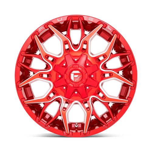 FUEL D771 TWITCH Candy Red Milled