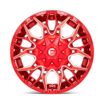FUEL D771 TWITCH Candy Red Milled