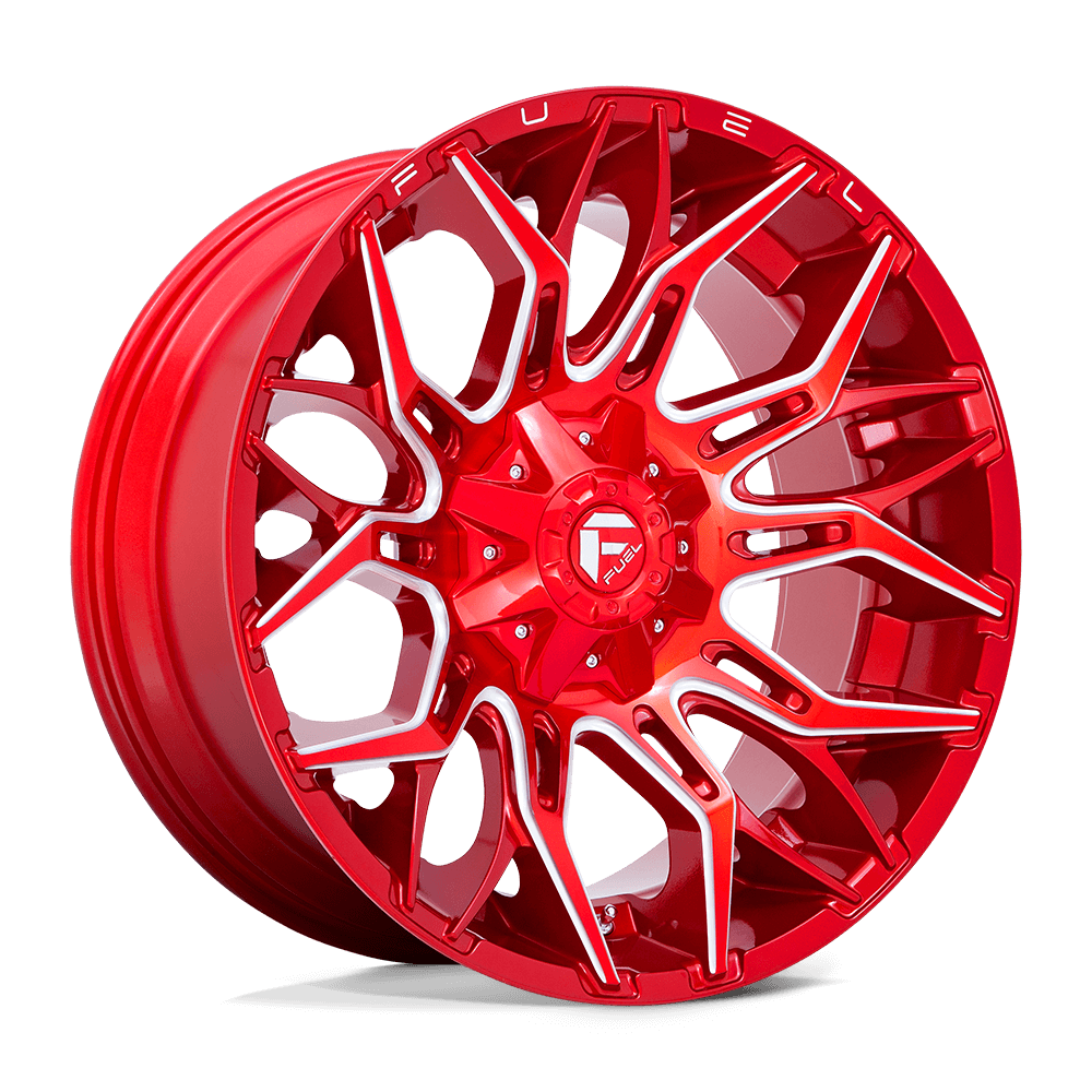FUEL D771 TWITCH Candy Red Milled
