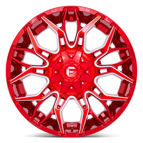 FUEL D771 TWITCH Candy Red Milled