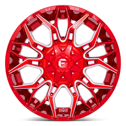 FUEL D771 TWITCH Candy Red Milled