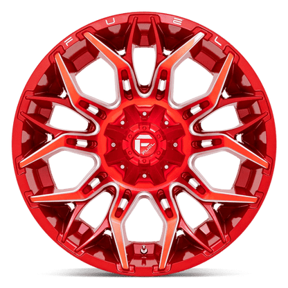 FUEL D771 TWITCH Candy Red Milled