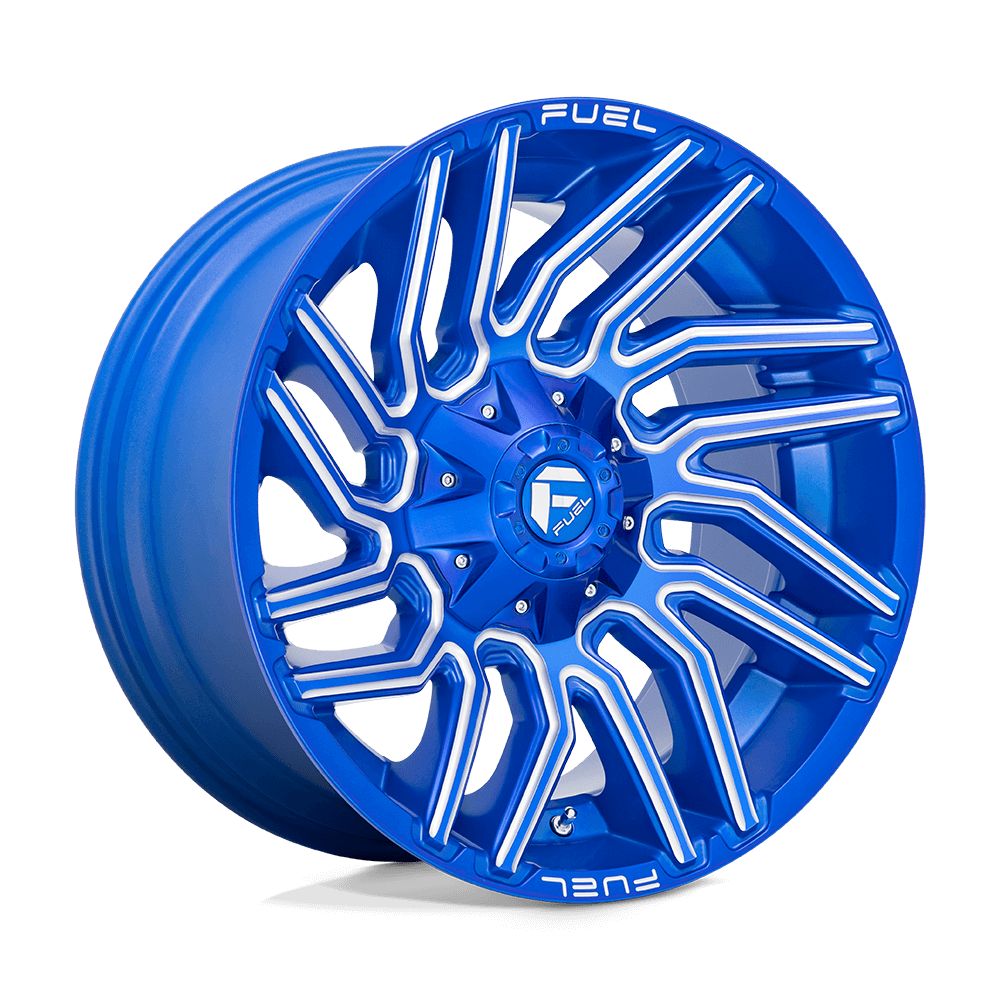 FUEL D774 TYPHOON Anodized Blue Milled