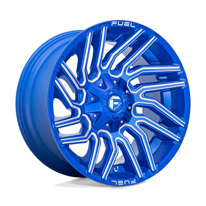 FUEL D774 TYPHOON Anodized Blue Milled