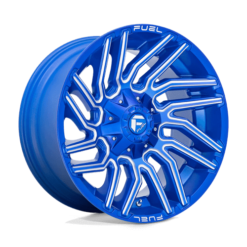 FUEL D774 TYPHOON Anodized Blue Milled