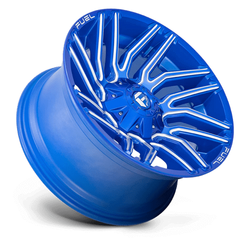 FUEL D774 TYPHOON Anodized Blue Milled