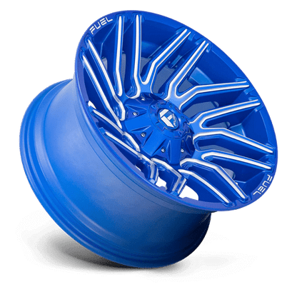 FUEL D774 TYPHOON Anodized Blue Milled