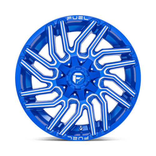 FUEL D774 TYPHOON Anodized Blue Milled