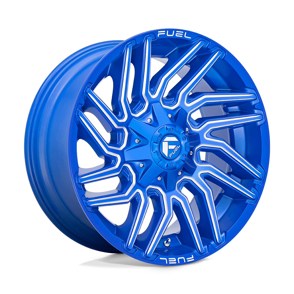 FUEL D774 TYPHOON Anodized Blue Milled