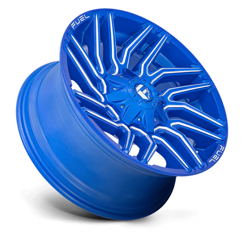 FUEL D774 TYPHOON Anodized Blue Milled