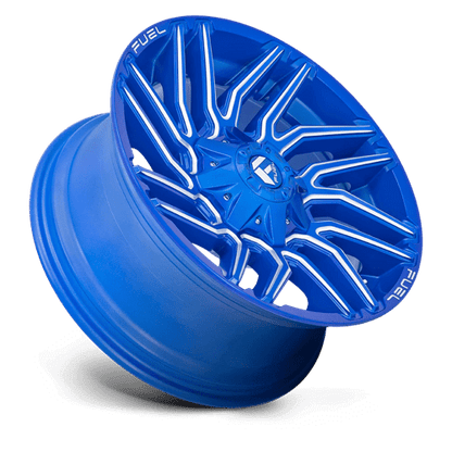 FUEL D774 TYPHOON Anodized Blue Milled