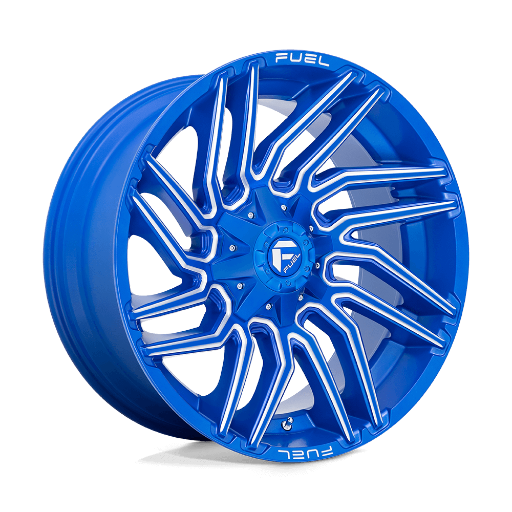 FUEL D774 TYPHOON Anodized Blue Milled
