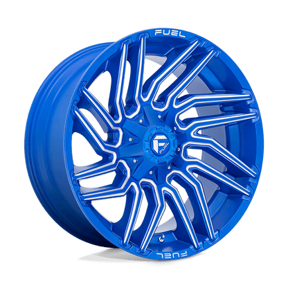 FUEL D774 TYPHOON Anodized Blue Milled