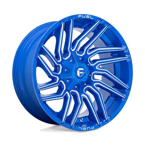 FUEL D774 TYPHOON Anodized Blue Milled