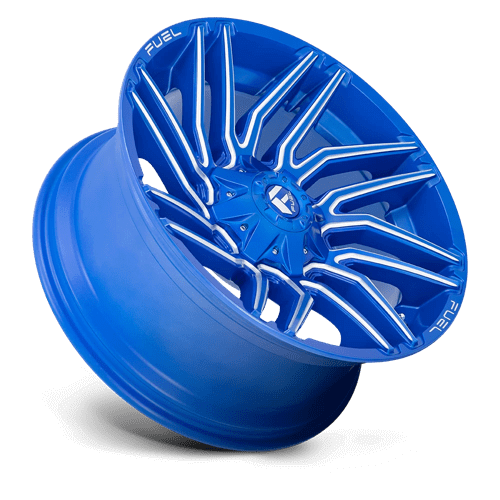 FUEL D774 TYPHOON Anodized Blue Milled