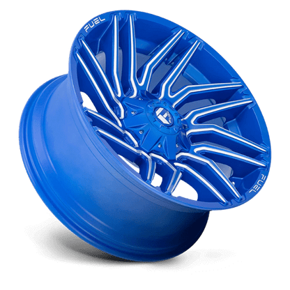 FUEL D774 TYPHOON Anodized Blue Milled