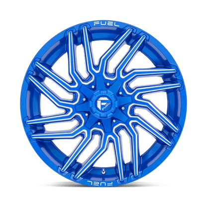 FUEL D774 TYPHOON Anodized Blue Milled