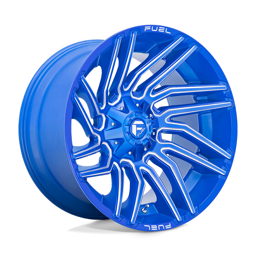 FUEL D774 TYPHOON Anodized Blue Milled