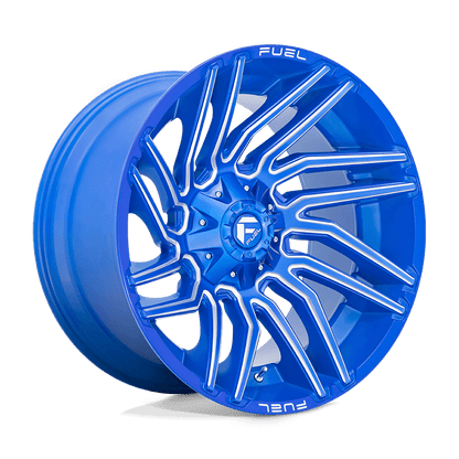 FUEL D774 TYPHOON Anodized Blue Milled