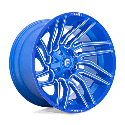 FUEL D774 TYPHOON Anodized Blue Milled