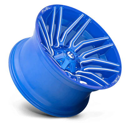 FUEL D774 TYPHOON Anodized Blue Milled