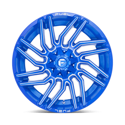 FUEL D774 TYPHOON Anodized Blue Milled
