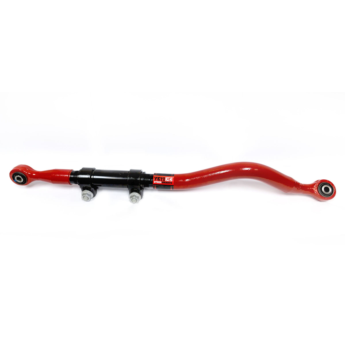 Steer Smarts YETI XD Adjustable Track Bar — Wrangler JK Front — Red