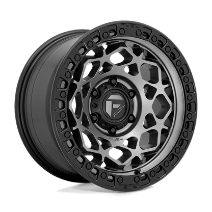 FUEL D784 UNIT Gunmetal W/ Matte Black Ring