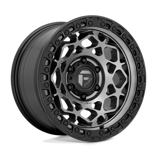 FUEL D784 UNIT Gunmetal W/ Matte Black Ring