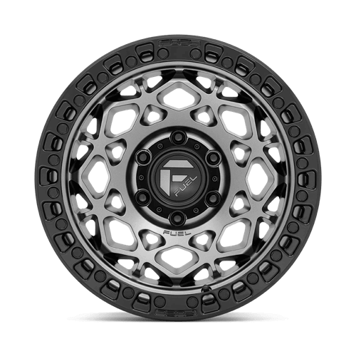 FUEL D784 UNIT Gunmetal W/ Matte Black Ring