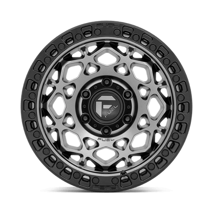 FUEL D784 UNIT Gunmetal W/ Matte Black Ring